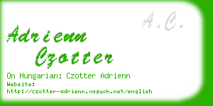 adrienn czotter business card